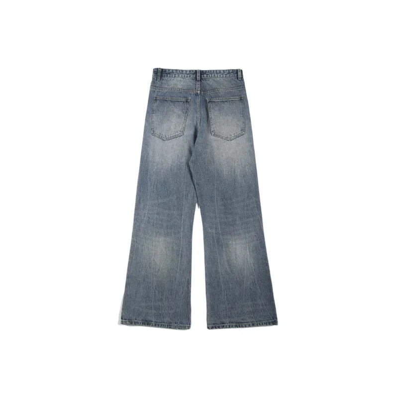 ZWWWZ Jeans Unisex Vintage Blue-1