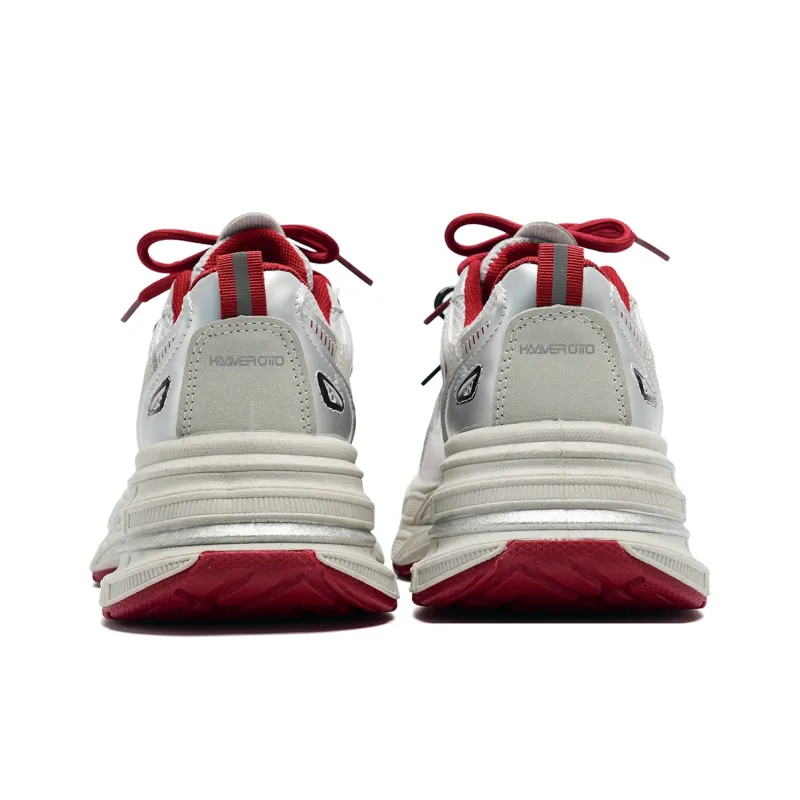 KAAVER OTTO Cushioning Height Increasing Abrasion Resistant Slip Resistant Chunky Sneakers Women's-12