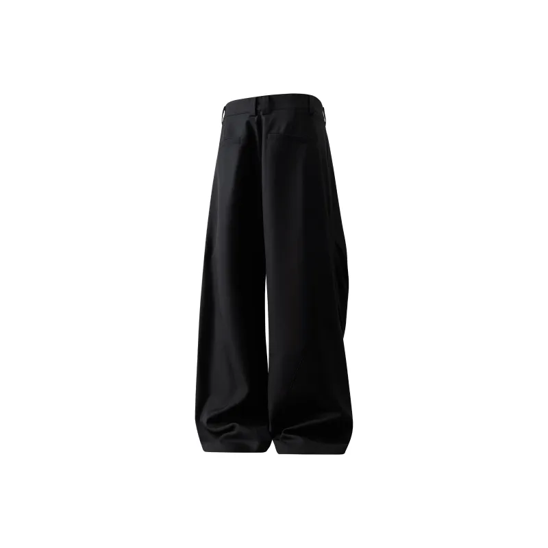 PRESSURE Casual Pants Unisex Black-1