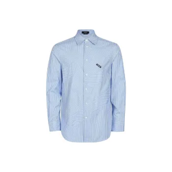 VERSACE Shirts Men Blue