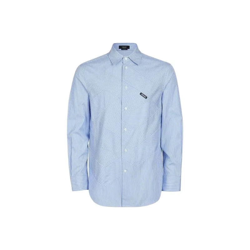 VERSACE Shirts Men Blue-0
