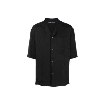 PALM ANGELS Monogram Bowling Shirt