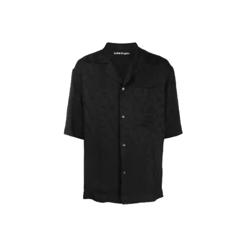 PALM ANGELS Monogram Bowling Shirt