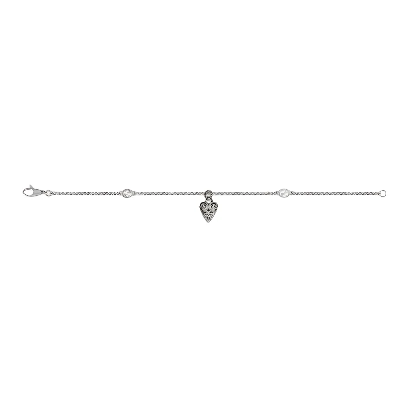 GUCCI Love heart Charm Bracelet-2