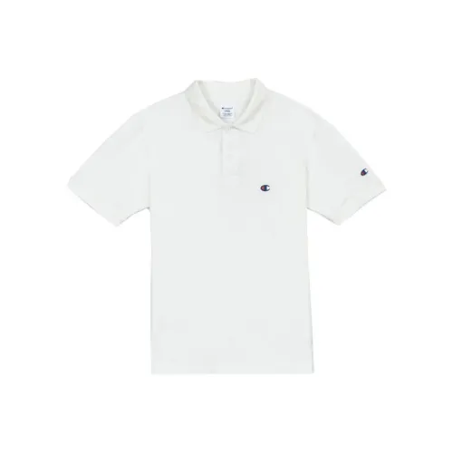 Champion Polo Shirts Unisex White