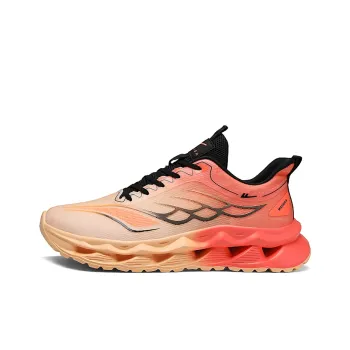 Warrior Support Lightweight Low Top Casual Physical Fitness Test Physical Exam Running Shoes Men's Yellow Orange