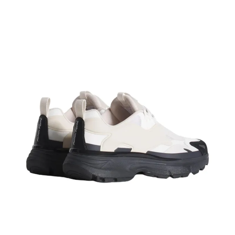 Maison Kitsune SORA Low Top Casual Shoes Men's White-3