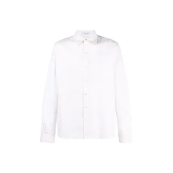 Marine Serre Floral Embroidered Cut out Shirt
