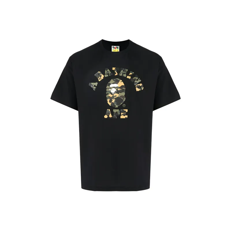 A BATHING APE T Shirts Men Black-0
