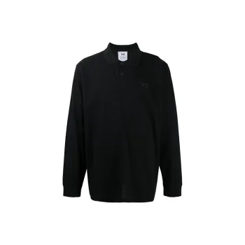 Y 3 Polo Shirts Men Black