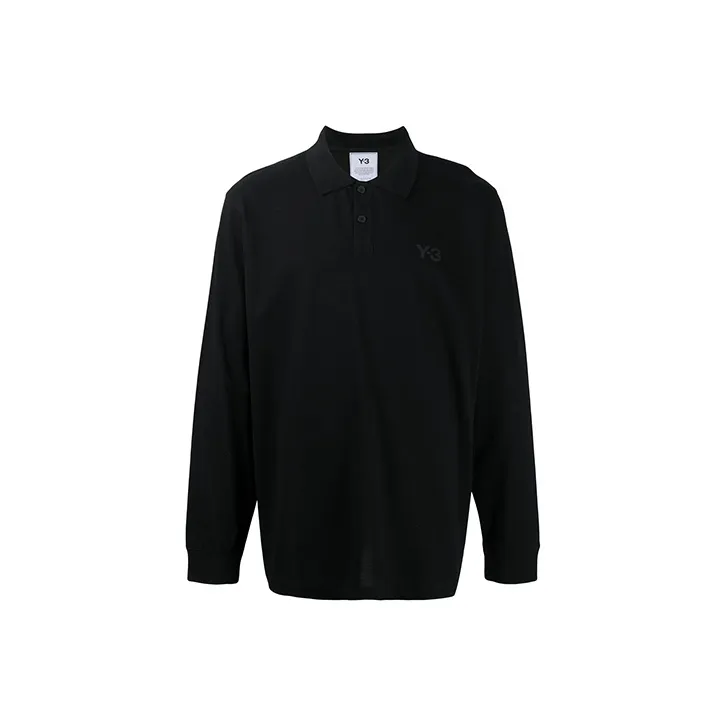 Y 3 Polo Shirts Men Black-0