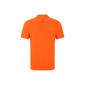 Calvin Klein Polo Shirts Men Orange