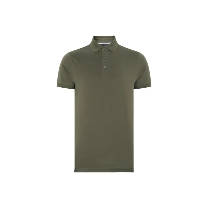 Tommy Hilfiger 1985 Series Polo Shirt Men's Rock Pine Green-0