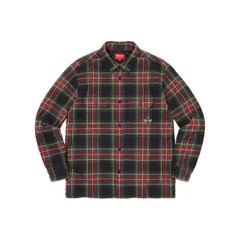 Supreme Quilted Plaid Flannel Shirt
