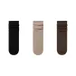 [3 Pack/Slouch Socks]Black+Coffee+Khaki