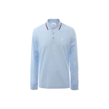 Burberry Polo Shirts Men Blue