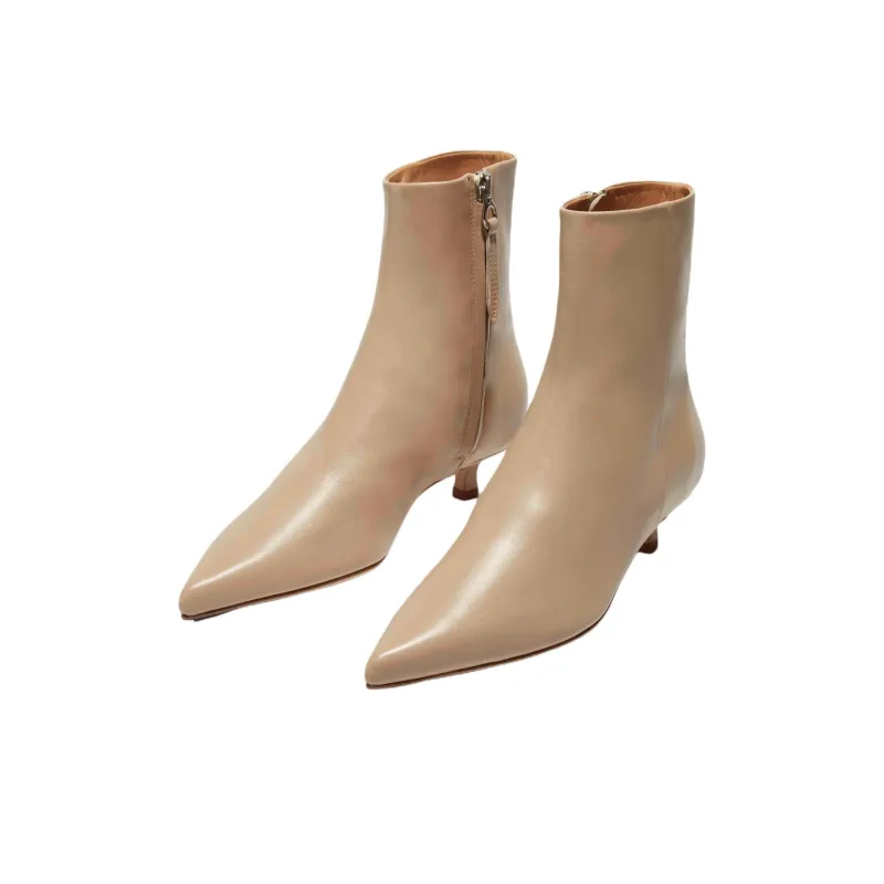 Aeyde Sofie Ankle Boots 3.5cm Women's Khaki-2