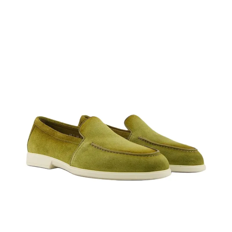 Santoni Malibu Casual Shoes Men's Green-2