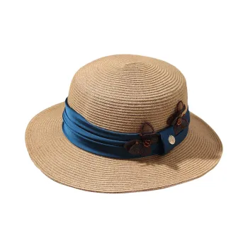 Red Bean Polyester Sun Protection Hats Women's