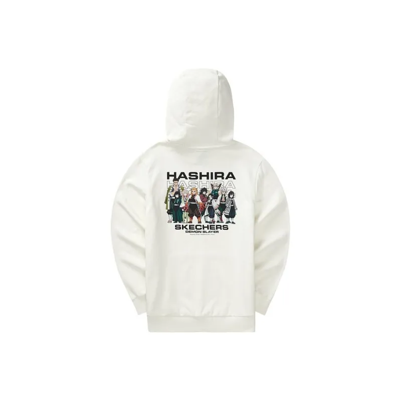 Skechers Devil's Blade Co-titled Series Sweatshirts Unisex Marshmallow White/0074-0