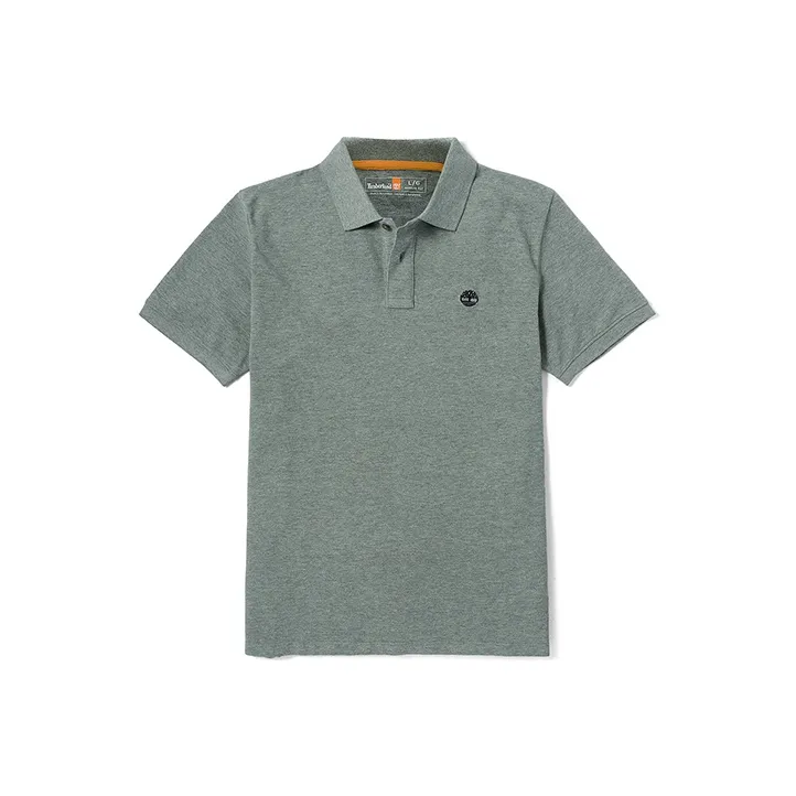 Timberland Polo Shirt Men's Gray-0