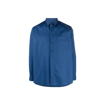 FENDI Shirts Men Blue