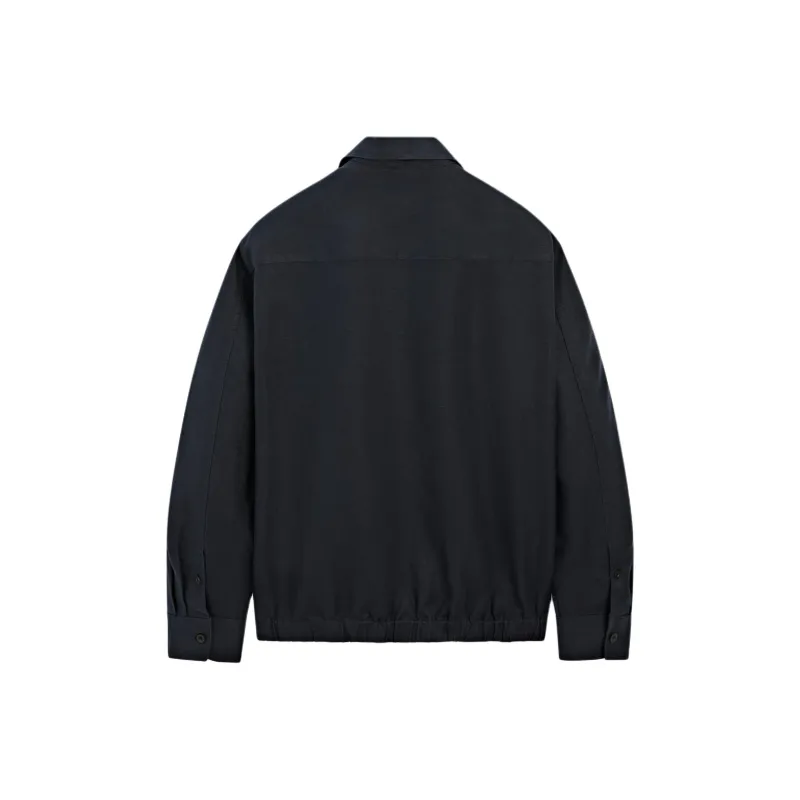 Massimo Dutti Jackets Coats Men's Pitch Black Gray-1