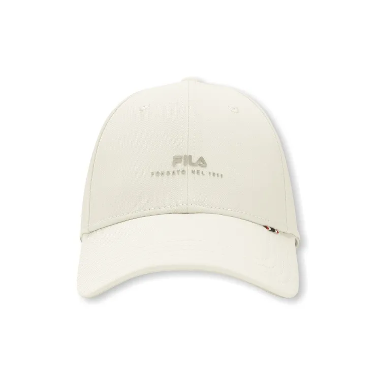 FILA Polyester Baseball Caps Unisex Steam White-0