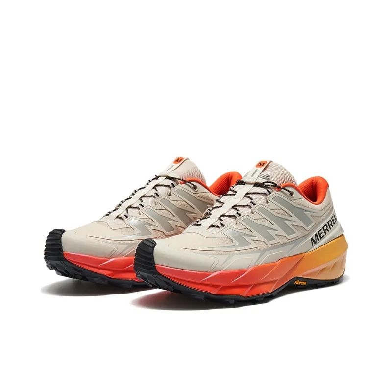 MERRELL VAST SKY Cushioning Slip Resistant Breathable Abrasion Resistant Low Top Outdoor Shoes Unisex Beige Orange Red-1