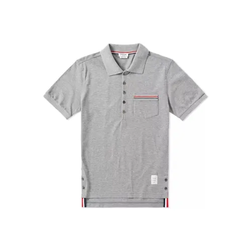 THOM BROWNE Rwb Pocket Trim Polo Shirt