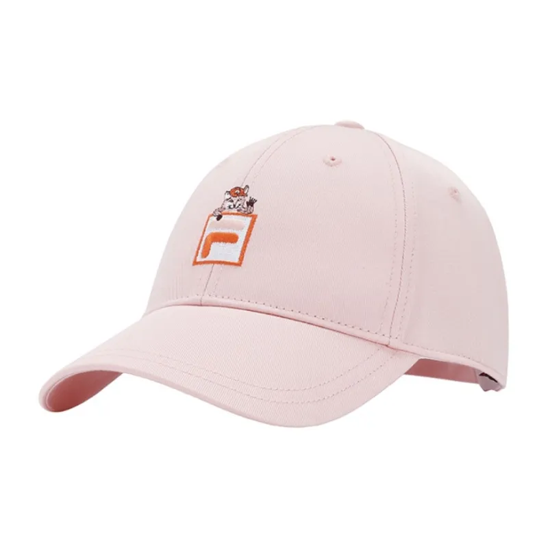 FILA Lifestyle Cotton Baseball Caps Women's Rose Deep Pink-1