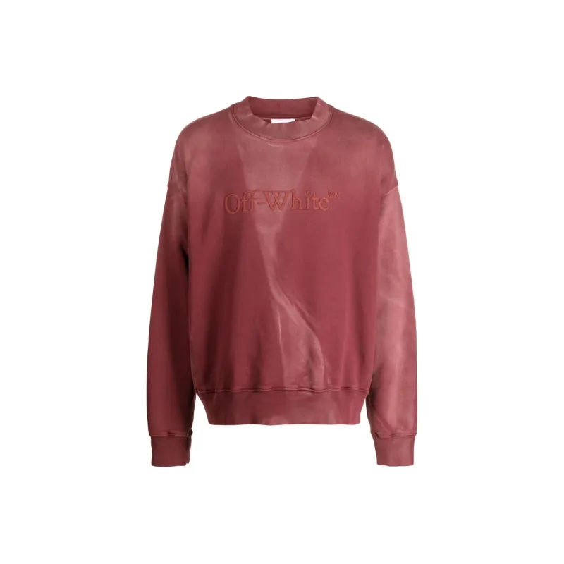 OFF WHITE Sweatshirt Regular Fit Men's Red-0