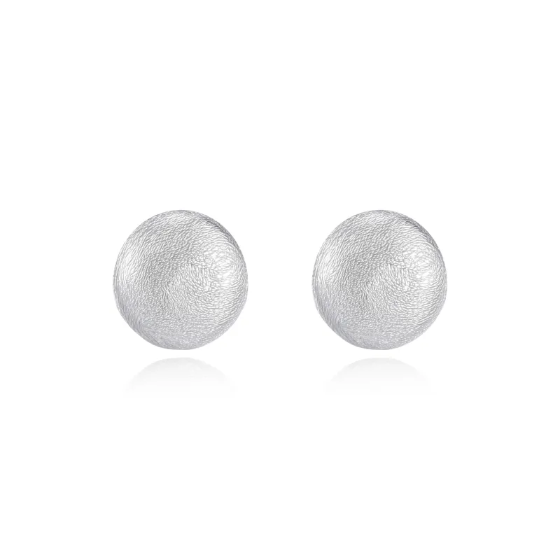 YDE S925 Silver Stud Earrings Women's-0