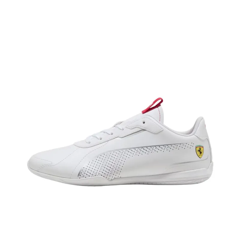 SCUDERIA FERRARI x PUMA HP Neo Cat 3.0 Anti Slip Wear Resistant Low Top Training Shoes Unisex White-0