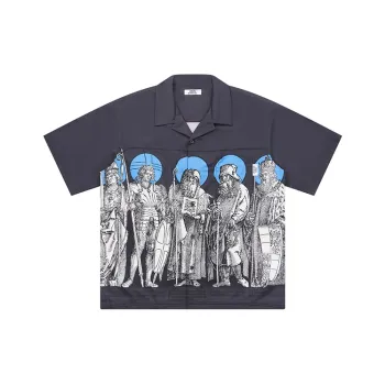EMPTY REFERENCE Shirt Unisex Blue Black