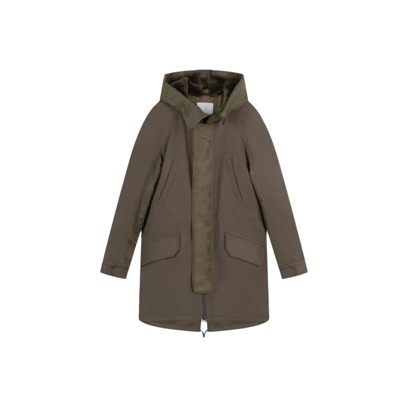 SALOMON Yves Coat Men's Olive Green-0