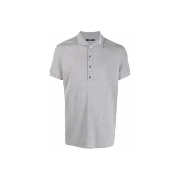 BALMAIN Polo Shirts Men Gray