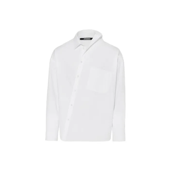 Jacquemus Asymmetric Long Sleeve Shirt-0