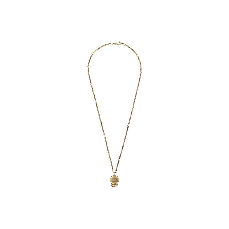 GUCCI Metal Necklaces Unisex Gold-2