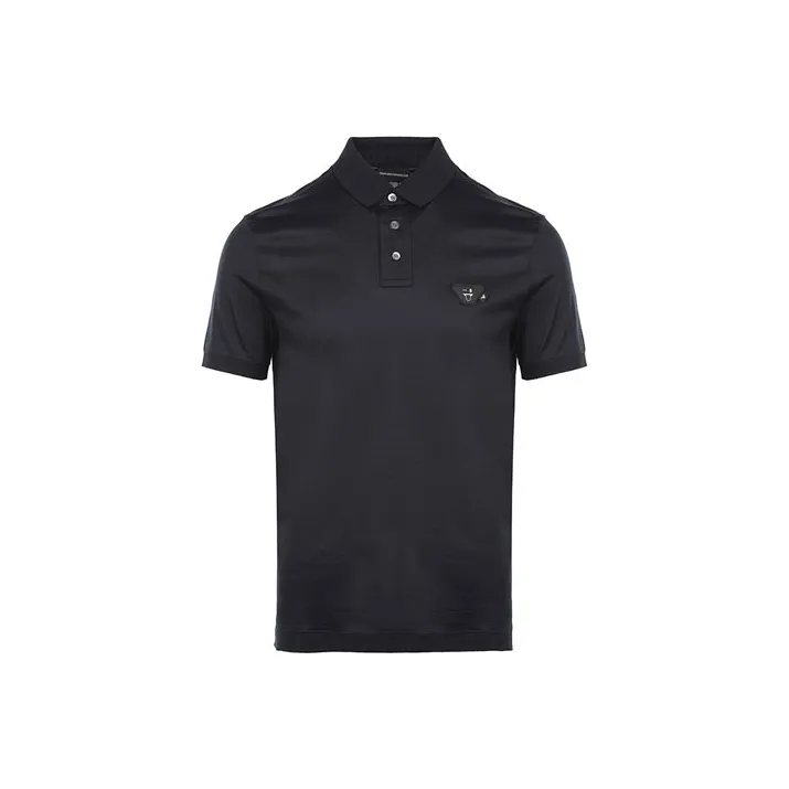 EMPORIO ARMANI Polo Shirts Men Dark Blue-0