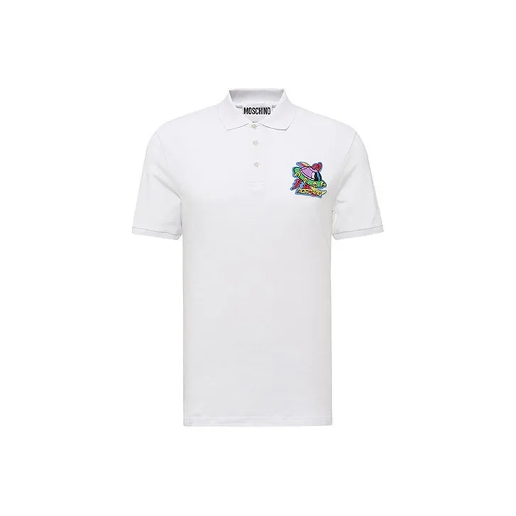 MOSCHINO Polo Shirts Men White-0