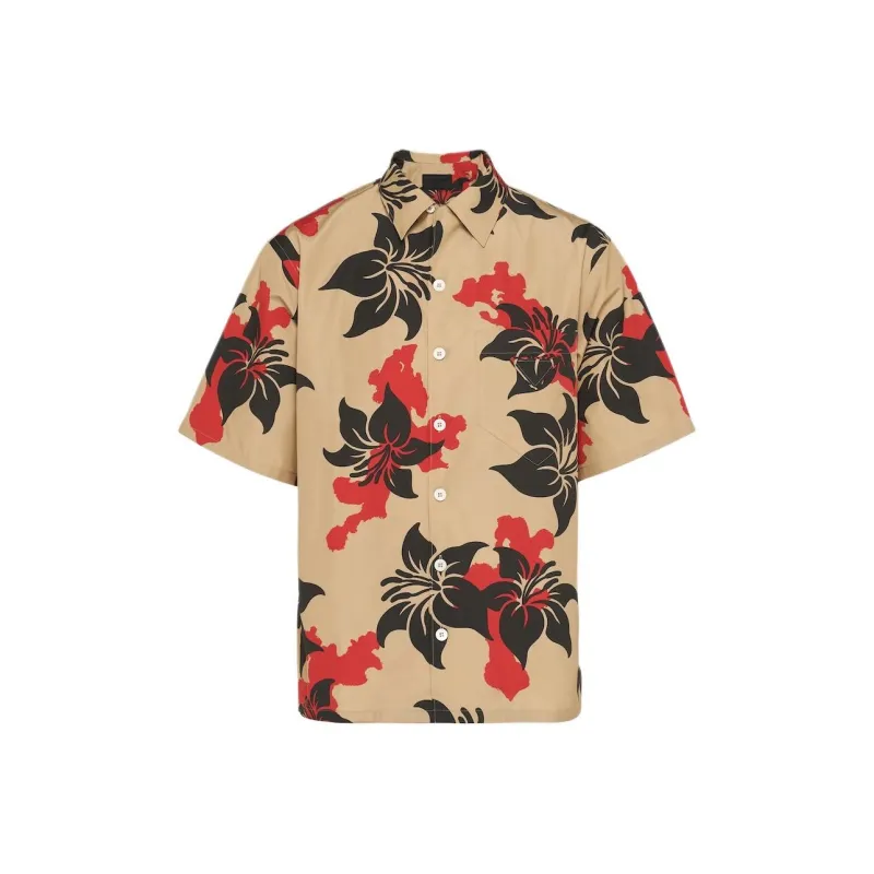PRADA Shirts Men Khaki-0