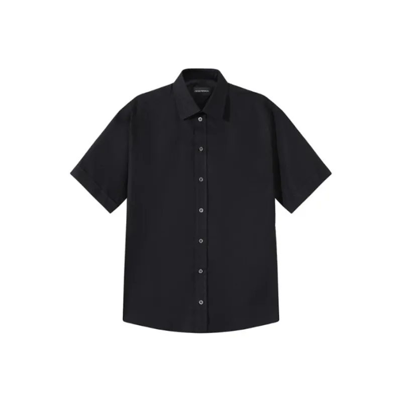 EMPORIO ARMANI SS24 Shirt Men's Black-0
