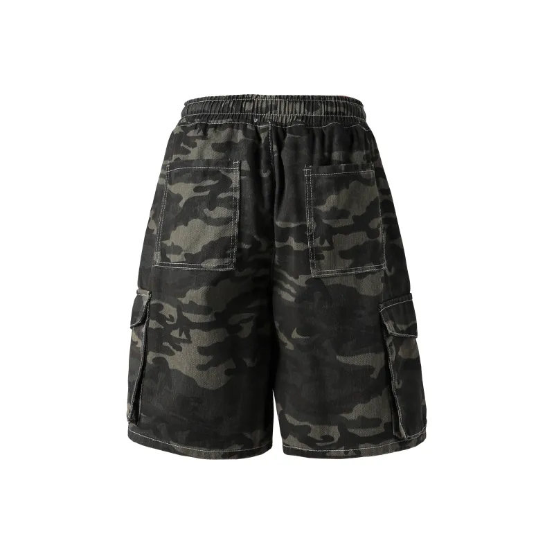 MARK WAFFLE Denim Shorts Unisex-6