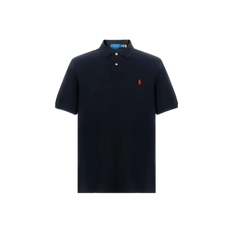 Polo Ralph Lauren Embroidered logo Detail Polo Shirt-0