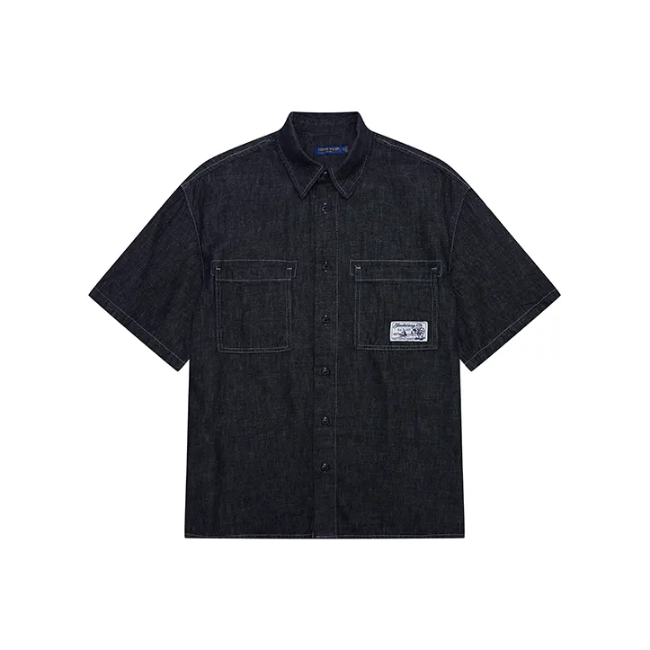 Teenie Weenie Men Denim Series 24SS Shirt Summer Unisex-2