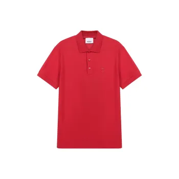 Burberry Polo Shirt Men's Bright Red