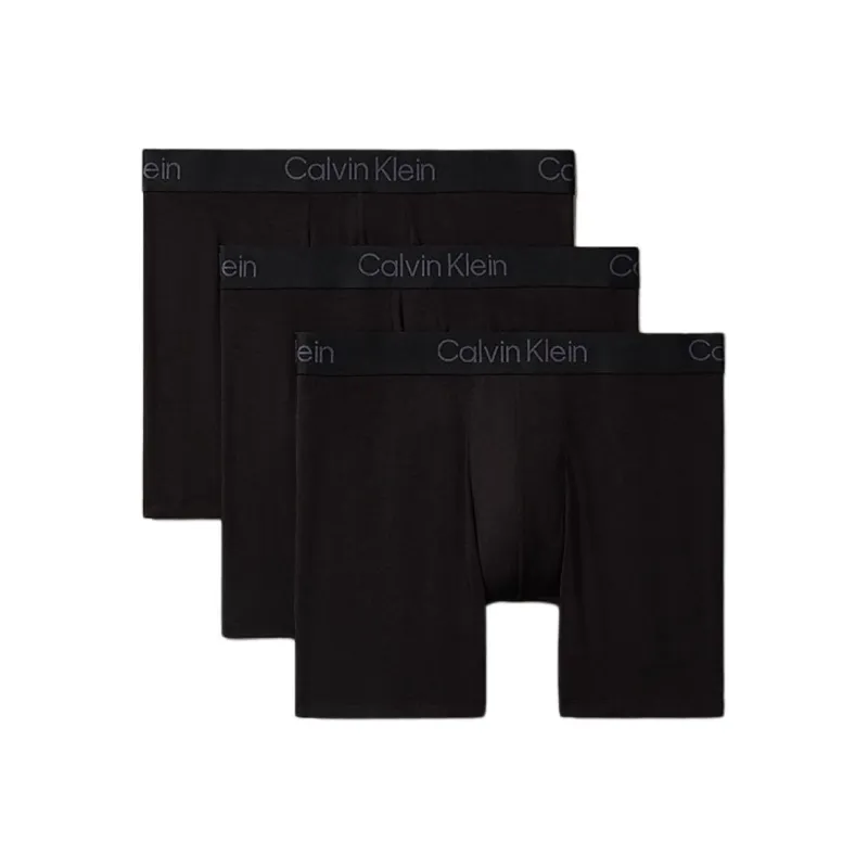 CALVIN KLEIN Underpants Europe Version Men's 3 Pack Black-0