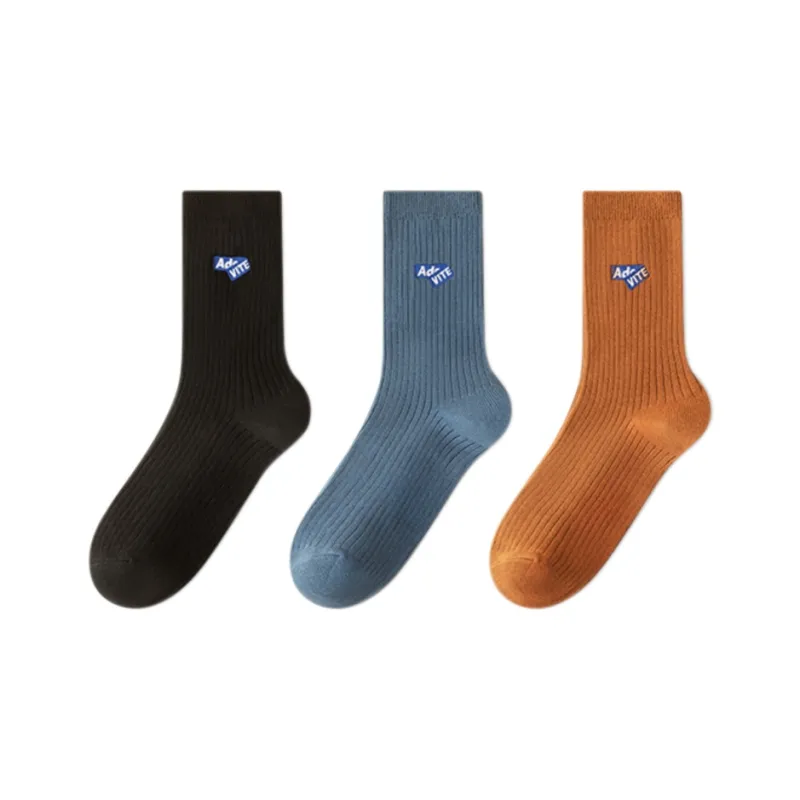 FAIRWHALE Mid Calf Socks Unisex 3 Pack-0
