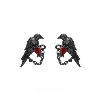 KING OF BLING Alloy With Zircon Stud Earrings Unisex